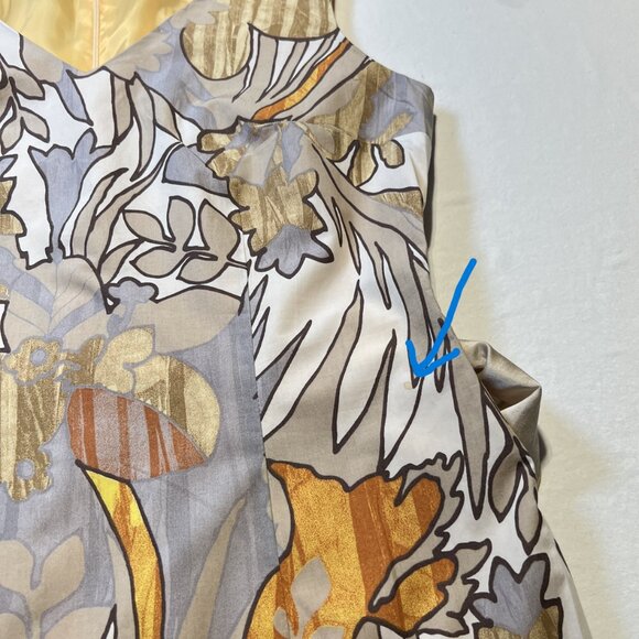 ✨Marca Foley's Joy Italian Cotton Floral Shift Dress - Elevate Your Style! Sz 11 - Picture 11 of 11